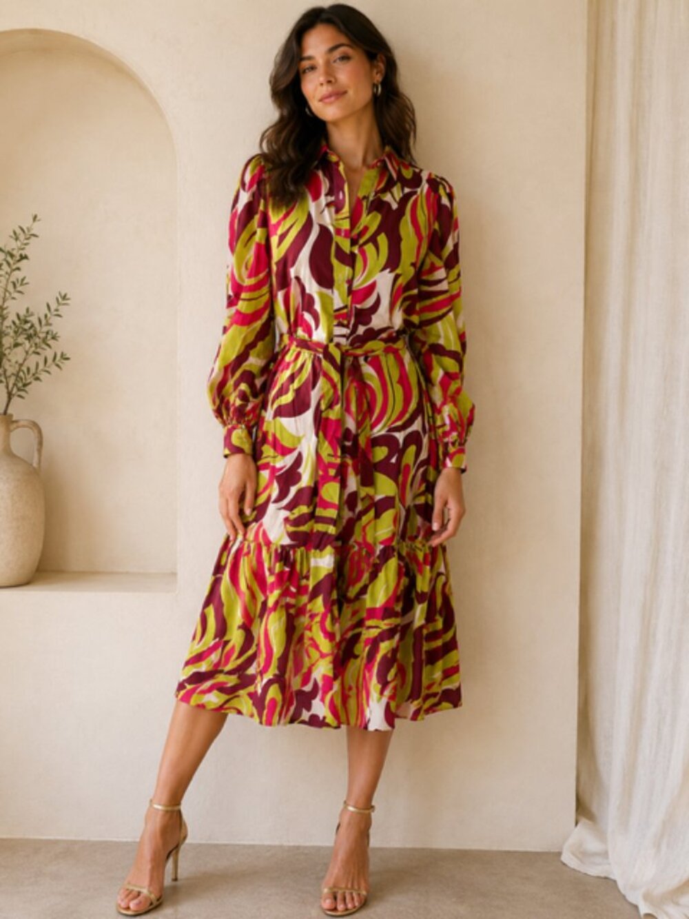 Ladies Long colorful dress